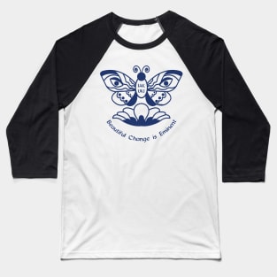 Butterfly FLower Baseball T-Shirt